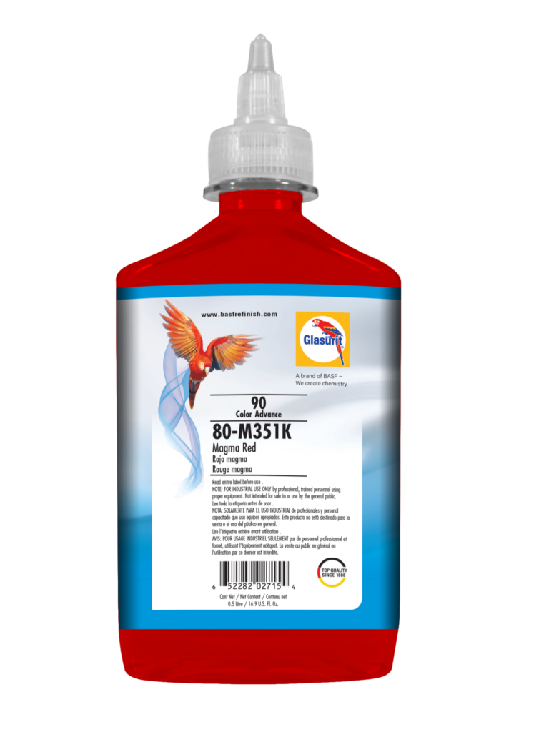 80-M351K Magma Red - 0,5 Ltr. GLASURIT