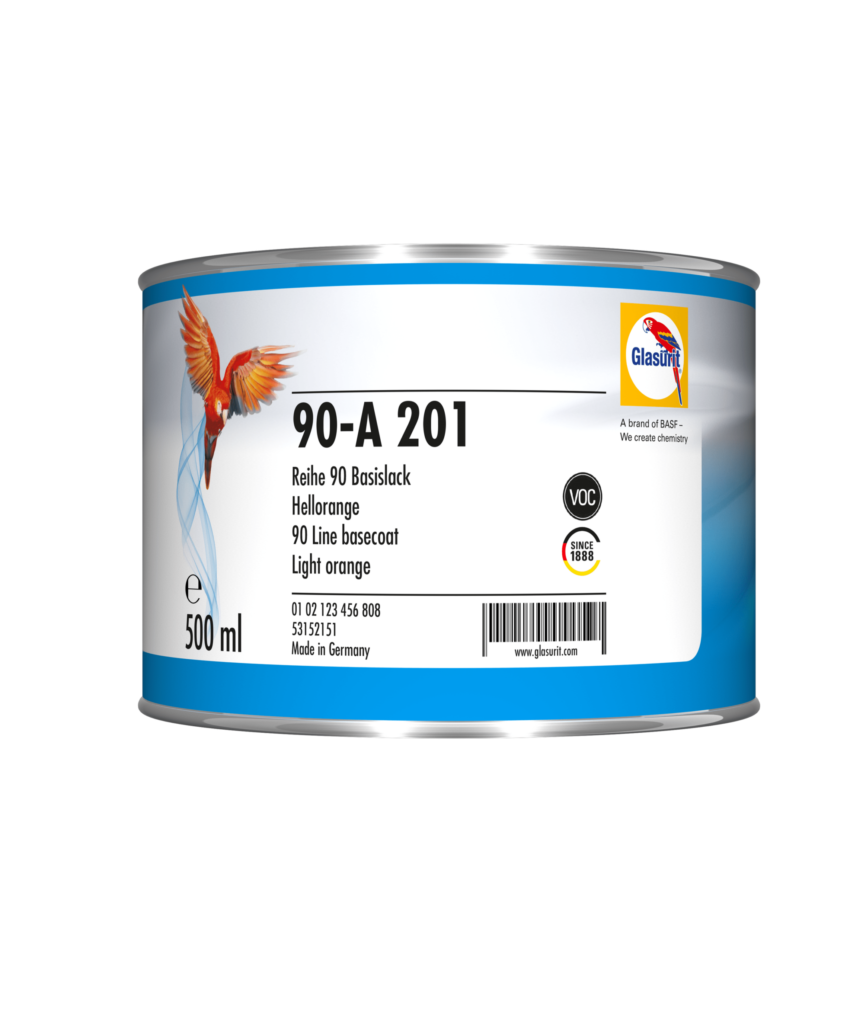 90-A201 Light Orange - 0,5 Ltr. GLASURIT