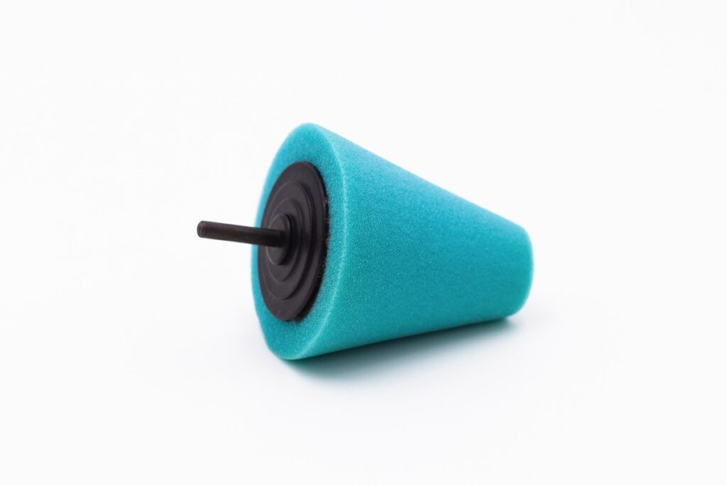 Esponja Pulir Cono Llantas Azul - UP CARR